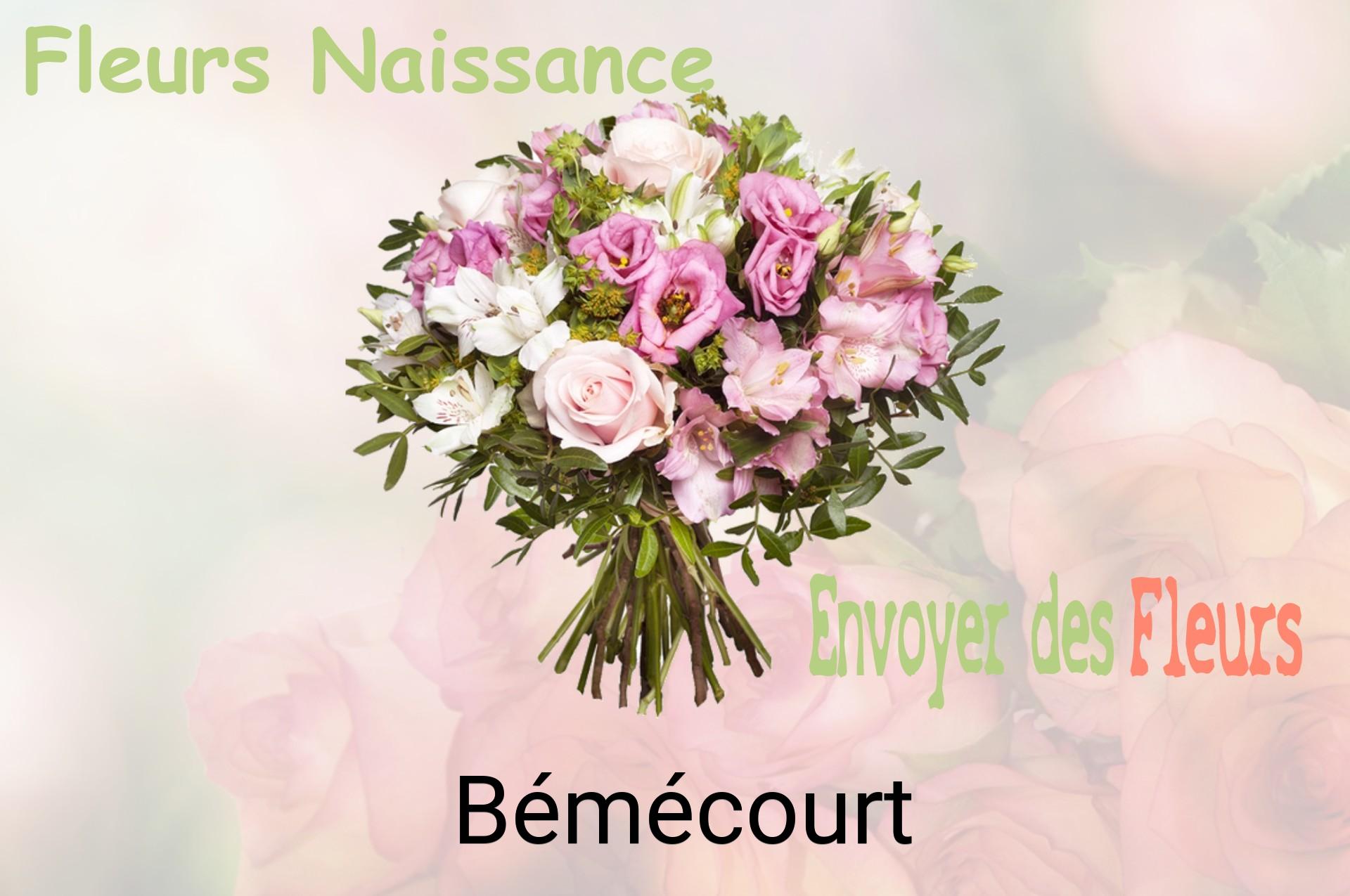 Bouquet de fleurs de naissance livré à Bémécourt
